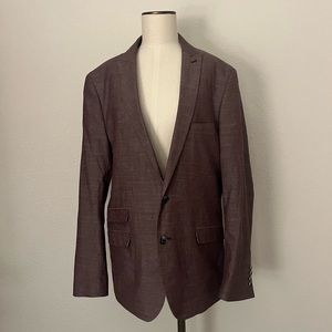 Men’s Paisley & Grey Slim Fit Sports Coat